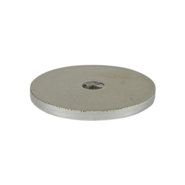 Stainless Steel Disk with 3" Diameter and 1/4" Thick with 1/2" Center Hole D145C5