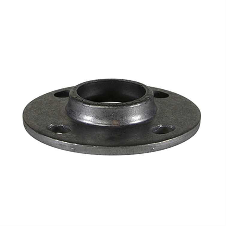 Steel Heavy Duty Weld Flange with 4 Oval Mounting Holes for 1-1/4" Pipe 1613HD