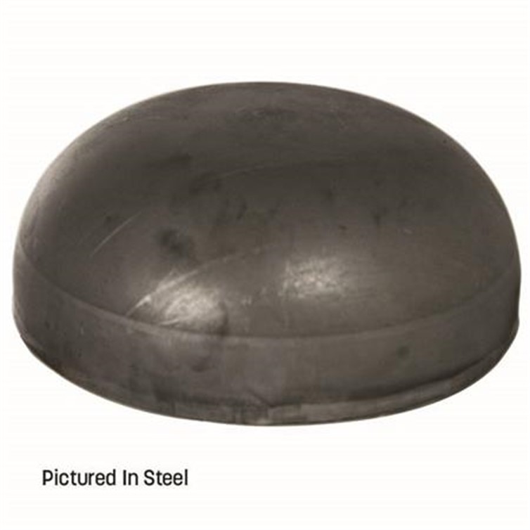 Stainless Steel Domed Weld-On End Cap for 2-1/2" Pipe 3264