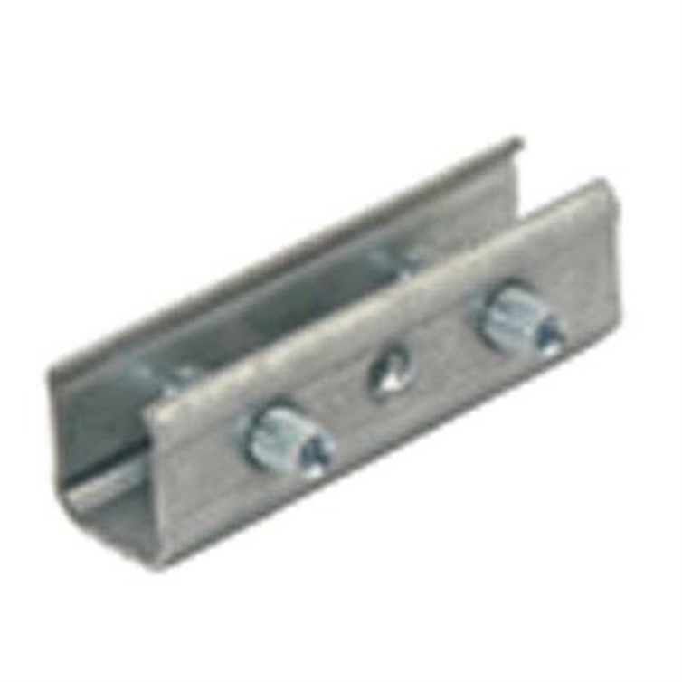 Galvanized Steel Double Splice-Lock, 1 Pc., for 1.25" Sch. 40 Pipe or 1.66" Tub, 3.75" Length G3354S