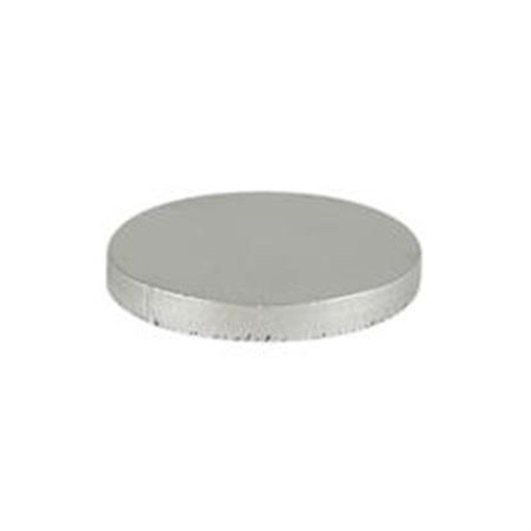 Disk, Stainless Steel, 2" Diam, 1/4" Thick, #4 Fin D100.4