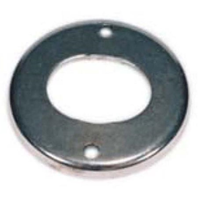 Steel Heavy Flush Base Bevel Flange with 2 Mounting Holes for 1-1/2" Pipe 2835
