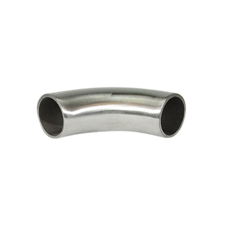 Stainless Steel 2" Inside Radius Flush-Weld 90? Elbow with .120" Wall Thickness for 1.50" Tube OD 7938.120.4